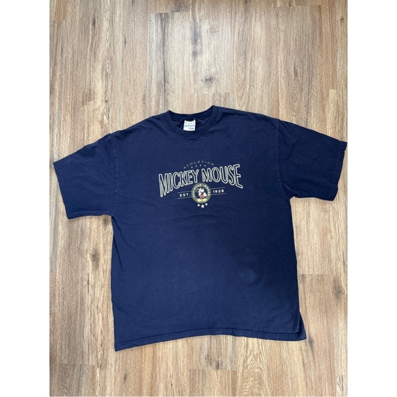 Gear For Sports Tops - Disney Navy Mickey Mouse Short Sleeve Tee